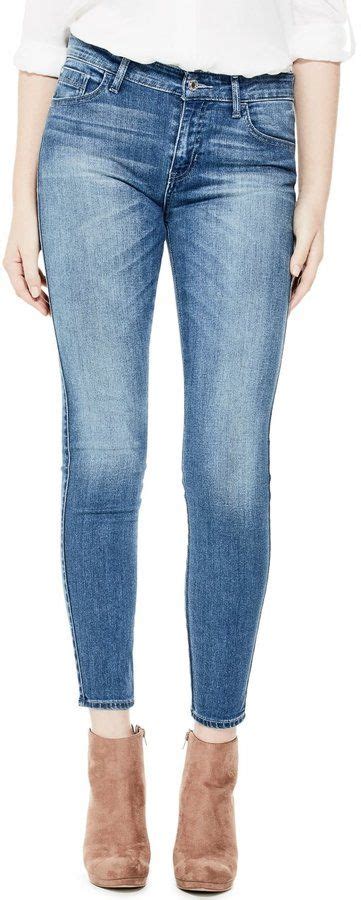 Guess Womens Mid Rise Skinny Jeans Mid Rise Skinny Jeans Skinny