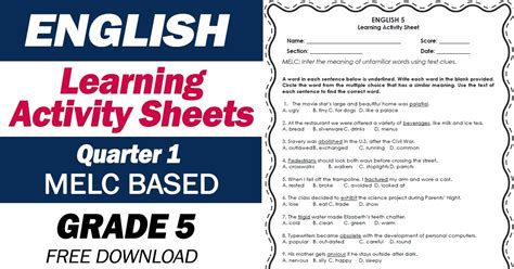 English Activity Sheets For Grade 2 Pronouns Based On Melcs Deped Click