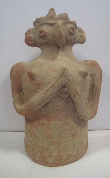 Indus Valley Terracotta Figurine Of A Standing Fertility Goddess Sf