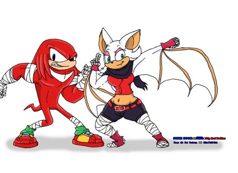 Sonic Boom Knuckles And Rouge By Tmntsam On Deviantart