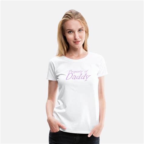 Property Of Daddy Ddlg Brat Little Bdsm Submissive Womens Premium T