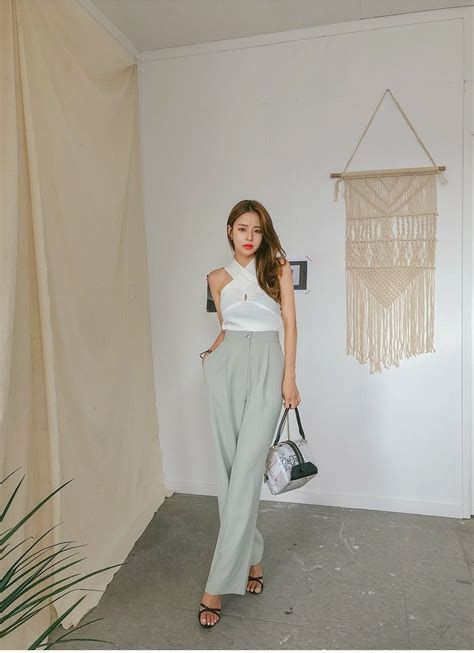 High Waist Wide Leg Pants DABAGIRL Your Style Maker Korean Fashions Clothes Bags Shoes