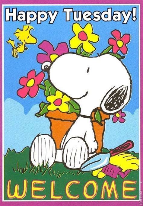Happy Tuesday Snoopy Sunday Morning Wishes