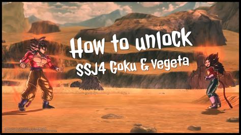 You can't unlock the super saiyan transformation for your custom character right off the bat in dragon ball xenoverse 2, but fear not, we've in order to complete the saiyan awakening mission you need to defeat ssj vegeta and ssj goku. DRAGON BALL XENOVERSE 2 How to unlock Super Saiyan 4 Goku ...