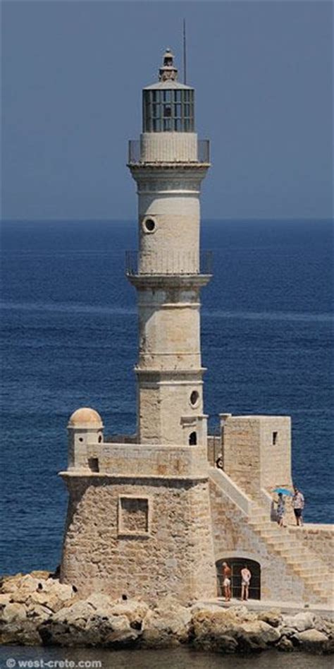 The Lighthouse Of Chania On The Island Of Crete Greece