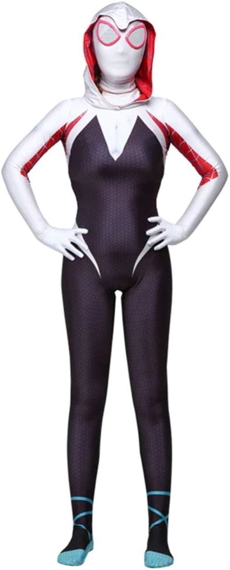 Gwen Stacy Cosplay Costume Suit Extra Groß Amazonde Bekleidung