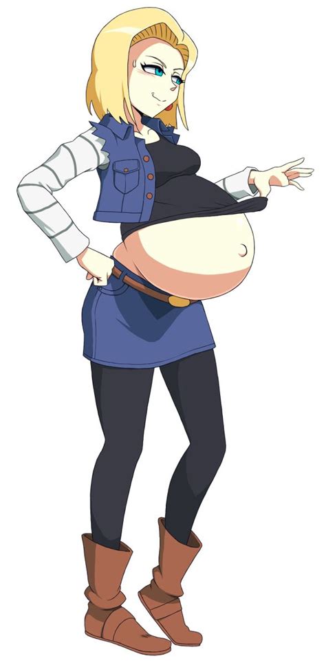Android 18s Pregnant Belly By Ssj2note On Deviantart Pregnant Belly Android 18 Pregnant