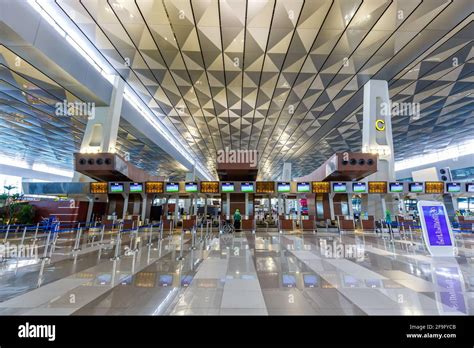 Jakarta Indonesia January 28 2018 Terminal 3 Check In At Jakarta