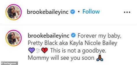 Basketball Wives Star Brooke Bailey S Daughter Kayla Confirmed Dead In Tennessee Car Crash