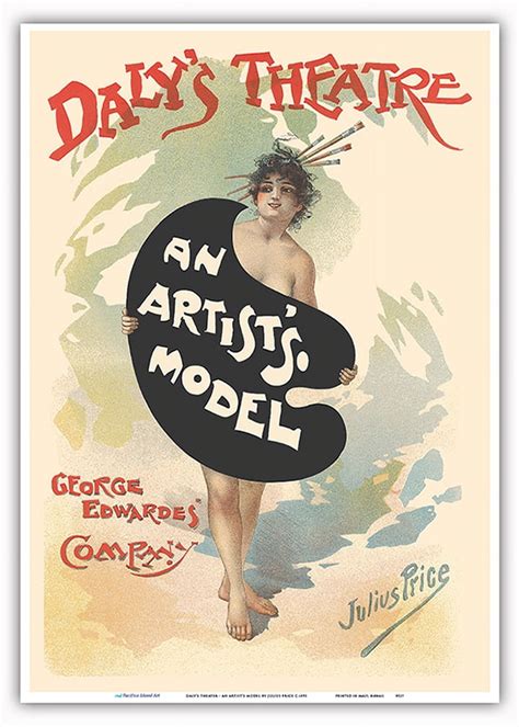 Daly’s Theater - An Artist’s Model - George Edwardes’ Company - Vintage
