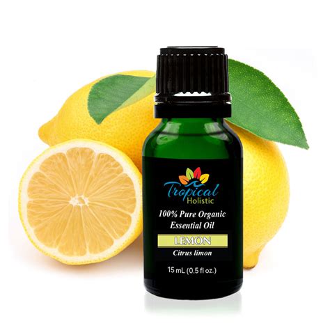 Organic Lemon Essential Oil 15ml 12 Oz 100 Pure Therapeutic Grade