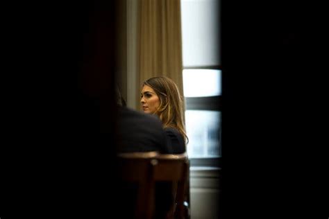 Hope Hicks Declines To Answer Lawmakers Questions On Transition And