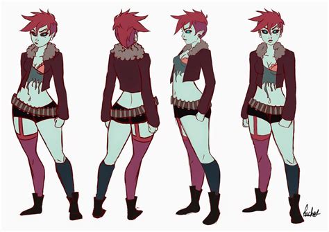 Anime Female Character Turnaround Anime Wallpaper Hd
