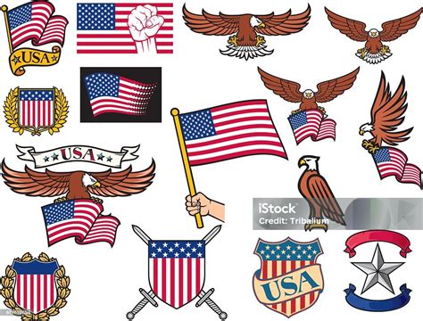Usa Symbols Stock Illustration Download Image Now Istock