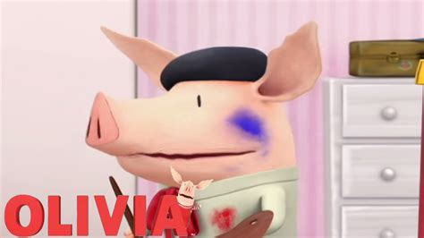 Olivia The Pig Olivia Paints A Mural Olivia Full Episodes Youtube