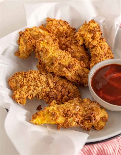 chicken strips fryer air homemade crispy fingers mess crunchy frying step bless without guide