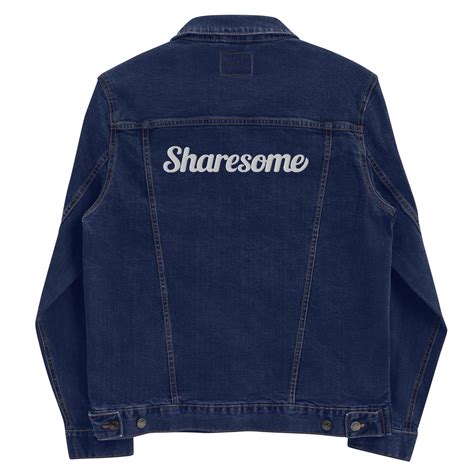 Unisex Denim Jacket Sharesome Brand Sharesomelove