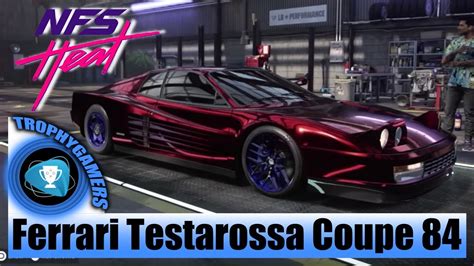 Need For Speed Heat Ferrari Testarossa Coupe Customization And