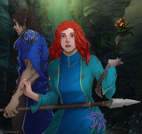 Kaladin And Shallan The Stormlight Archive Chasmfiend Encounter
