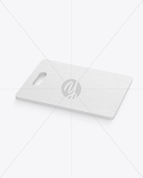 Wooden Cutting Board Mockup in Stationery Mockups on Yellow Images Object Mockups