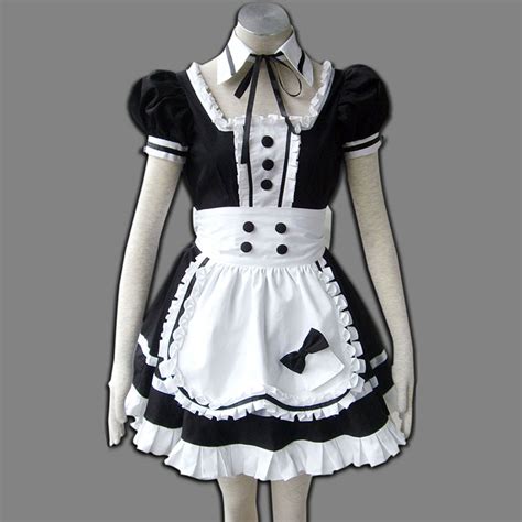 Grajtcin women's cat ear french maid costume with apron, 5 pieces fancy dress for halloween cosplay: Maid Uniform 5 Princess Of Dark Anime Cosplay Costumes ...