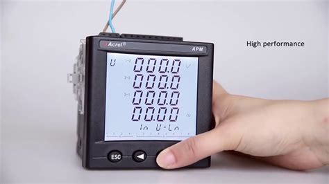 Apm Series Multifunction Power Meters Youtube