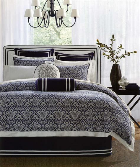 Navy Blue And White Bedding Twin Bedding Sets 2020