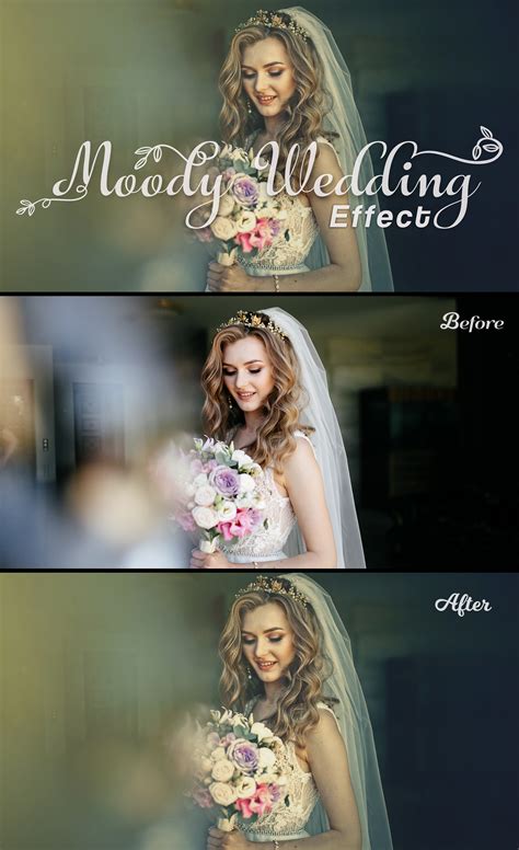 moody wedding photo editing photoshop tutorial soft look effect photo editing photoshop