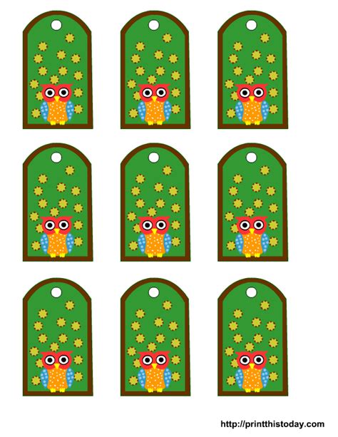 Change the background to match your party's and you are not just limited to creating custom printed baby shower water bottles. Free Owl Baby Shower Favor Tags Templates