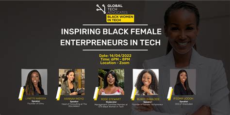 Inspirational Black Female Entrepreneurs In Tech Black Women In Tech