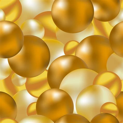 Golden Balls Seamless Background 608739 Vector Art At Vecteezy