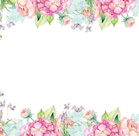 Are you planning to make vector graphics specifically using floral theme? Floral Watercolor Flowers Border Free Stock Photo - Public ...