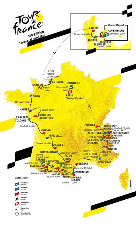 In 2021 the tour de france will take riders right across france twice, once from the northwest to the alps, and then from the alps to the southwest, taking in some inevitable days of gruelling mountain roads in the alps and the pyrenees. Concours Tour de France 2022 - Résultats p.96 - Page 36 - Le laboratoire à parcours - Le ...