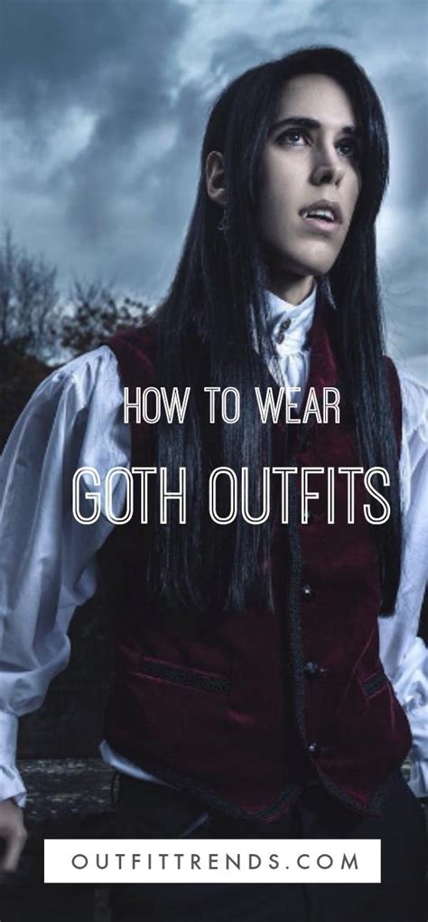 Even a guy in a suit with long hair back then was just a closeted hippie. Goth Outfits for Guys- 20 ideas How to Get Goth Look for Men