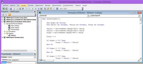 Ejemplos De Programas En Visual Basic Para Excel Opciones De Ejemplo