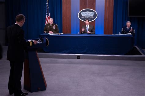 Dvids Images Secdef Chairman Seac Virtual Town Hall On Covid 19