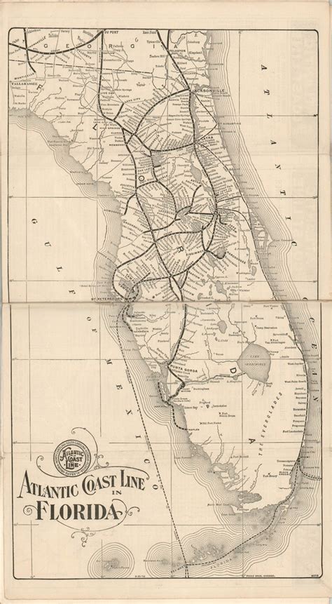 Atlantic Coast Line Curtis Wright Maps