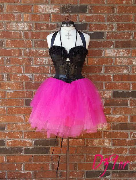 80s Style Glam Rock Prom Dress Punk Rock Glam Clothes Etsy