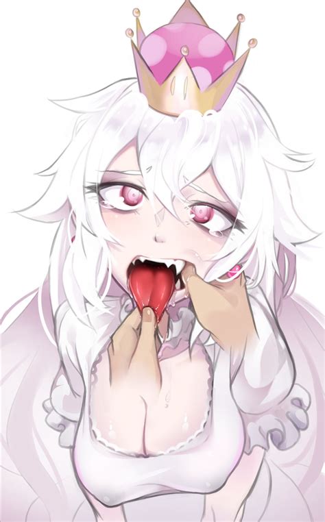 Rule 34 Boosette Fangs Female Looking At Viewer Mouth Hold Nintendo Open Mouth Sharp Teeth