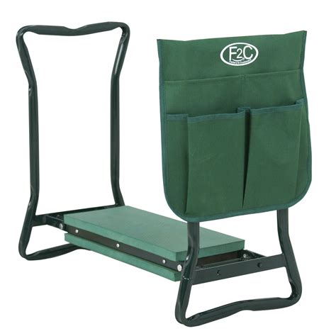 Folding Garden Kneeler Bench Kneeling Soft Eva Pad Seat With Stool