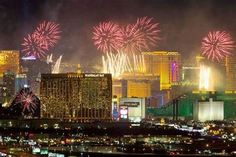 This Dec 31 2019 File Photo Shows New Years Fireworks Explode Over The Strip Las Vegas