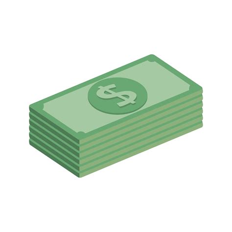 Stack Bills Money Cash Isolated Icon Vector Art At Vecteezy