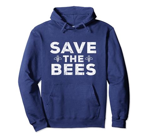 Distressed Save The Bees Hoodie Azp Anzpets