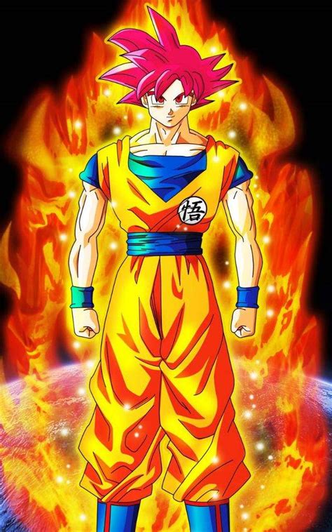 Dibujos De Goku Fase Dios