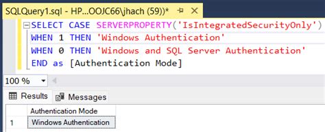 How To Check And Change Sql Server Authentication Mode