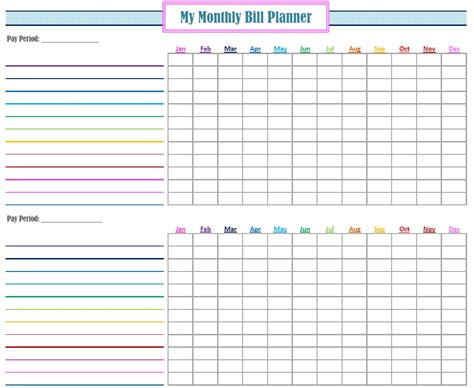 We did not find results for: Free Printable Monthly Bill Tracker - Template Calendar Design