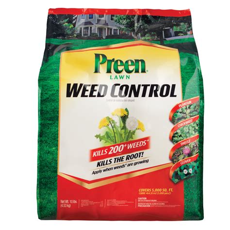 Preen Lawn Weed Control 10 Lbs Covers 5000 Sq Ft