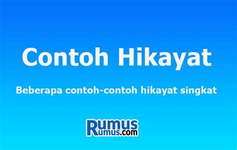 Maybe you would like to learn more about one of these? Contoh Cerita Hikayat Singkat Beserta Strukturnya