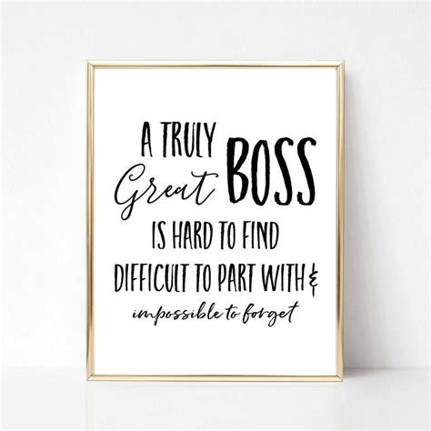 A Truly Great Boss Printable T Best Boss Ever T Boss Etsy Best