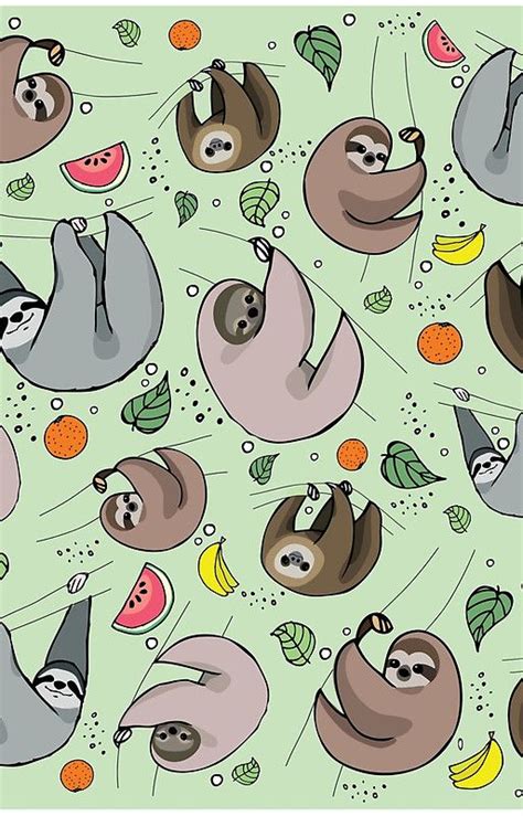 Wallpaper hp iphone 12 pro max. Sloths iPhone Case & Cover by Nemki | Cute sloth pictures ...